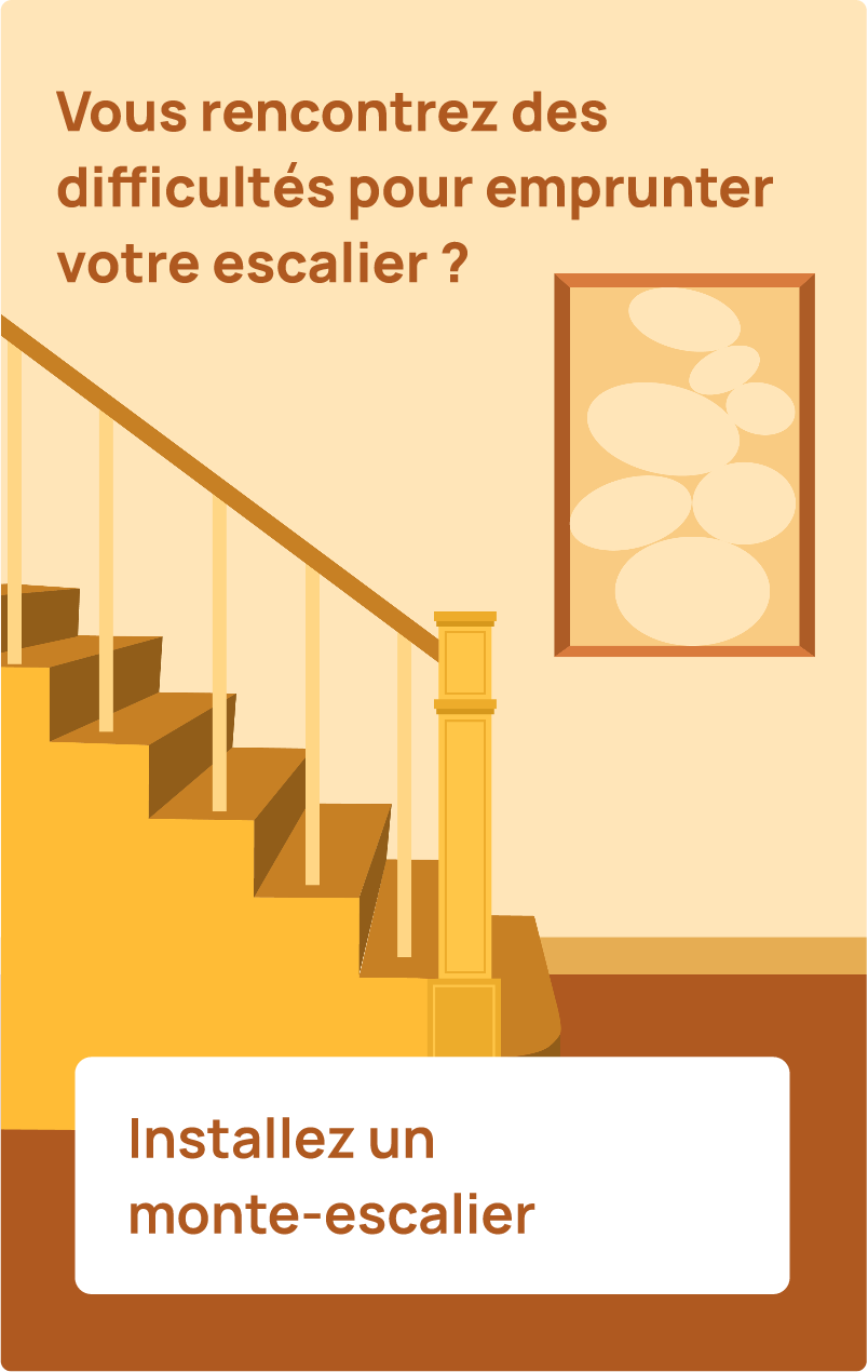 monte escalier
